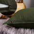 Jeanerlor Solid Cotton Linen Decoration Toss Throw Pillow Sham Cushion Case Special Pillow Cover Delicate Decorative Pillowcase for Bed/Chair/Couc...