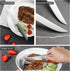 Steak Knives Set of 4,Stainless Steel Steak Cutlery Sets,4.5 In Sharp Blade Rust-proof Steak Knife with Serrated Edge, Dishwasher Safe Steak Knive...