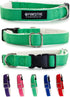 Pawsitive Hemp Dog Collar - Green Dog Collar - We Donate a Collar for Every Collar Sold. Help a shelter in Need! Solid Color Adjustable Collar Gre...