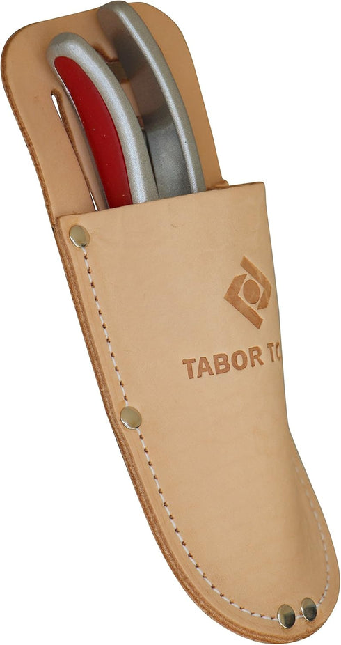 TABOR TOOLS Leather Holster for Pruning Shears, Sturdy Craftsmanship Tool Belt Accessory Sheath, Fits Most Garden Scissors. H1....