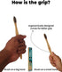 Bamboo Toothbrush Soft Bristles with Medium Bristles for Adults (2 Toothbrushes)...