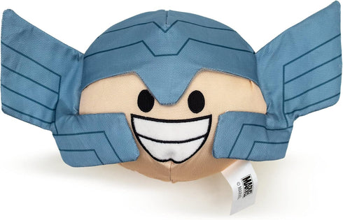 Marvel Comics Dog Toy, Thor Smiling Face Round Pet Toy, Plush...