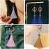 Tassels for Jewelry Making,3.55'' Multi-Color Handmade Imitation Silk Tassels with Hanging Loop for Bookmark Bracelets Earrings Acrylic Key Chain ...