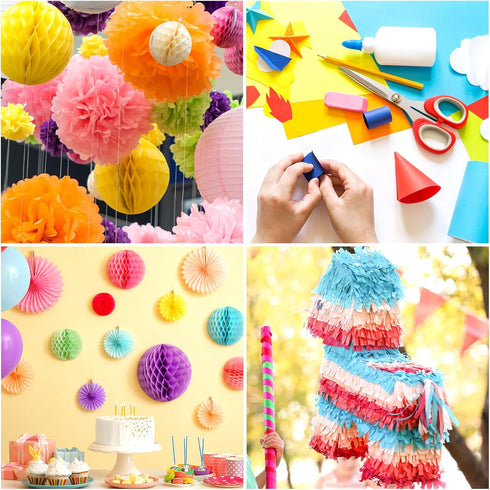 BOUBONI 480 Sheets Yellow Tissue Paper for Gift Bags 11.5 x 8 inch Sunflower Birthday Party Decorations Wrapping Paper Art Paper Crafts Suitable f...