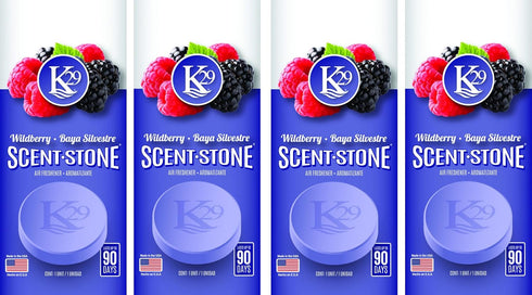 (K16018-4) K29 'Wild Berries' Stone Air Freshener, (Pack of 4)...