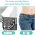 4pcs Adjustable Jean Button Waist Tightener, Removable Trouser Adjuster Clip Waistband Buckle Extender Pin No Sew Required Detachable Pants Waistb...
