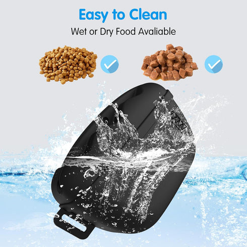 2 in 1 Dog Treat Pouch with Training Clicker, Silicone Treat Bag with Dog Waste Bag Dispenser, Waist Belt for Pet Training, Stronger Magnetic Clos...