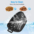 2 in 1 Dog Treat Pouch with Training Clicker, Silicone Treat Bag with Dog Waste Bag Dispenser, Waist Belt for Pet Training, Stronger Magnetic Clos...