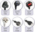 Bates- Europe to US Plug Adapter, 5 Pack, (Type A & B), European to US Plug Adapter, EU to US Plug Adapter, Adapter Europe to USA, Plug Adapter Eu...