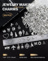 JIALEEY 300 PCS Wholesale Bulk Lots Jewelry Making Charms Mixed Smooth Tibetan Silver Alloy Charms Pendants DIY for Bracelet Necklace Jewelry Maki...