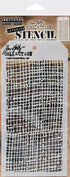 Stampers Anonymous Tim Holtz Layered Stencil, 4.125 by 8.5-Inch, Burlap...