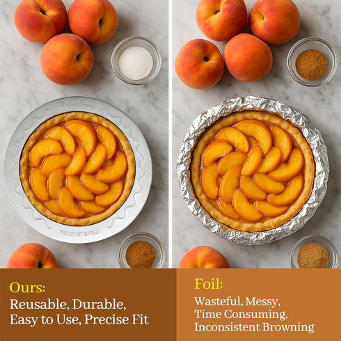Mrs. Anderson’s Baking Pie Crust Protector Shield, Fits 8-Inch Plates...