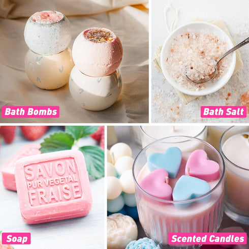 Fragrance Oils, ESSLUX Bath & Body Scented Essential Oils for Diffusers for Home, Premium Soap Candle Making Scents, Aromatherapy Oils Gift Set,10...