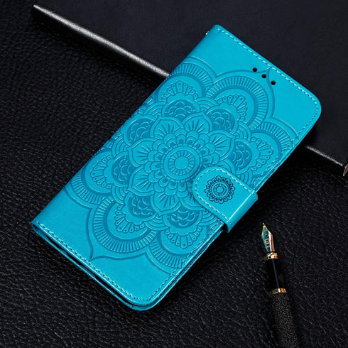 EYZUTAK Mandala Case for iPhone SE(5G) 2022 iPhone 7 iPhone 8 iPhone SE 2020, Premium Leather Flip Wallet Card Slots Magnetic Stand Ultra Slim Cas...