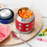 LunchBots Thermal 8 oz Triple Insulated Thermos - Hot 6 Hours or Cold 12 Hours - Leak Proof Thermos Soup Jar - All Stainless Interior - Navy Lid -...