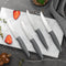Steak Knives Set of 4,Stainless Steel Steak Cutlery Sets,4.5 In Sharp Blade Rust-proof Steak Knife with Serrated Edge, Dishwasher Safe Steak Knive...