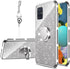 nancheng for Samsung Galaxy A51 5G Case(Not 4G), Phone Case for Galaxy A51 5G 6.5" Girls Women Glitter Cute Soft TPU Cover with Ring Kickstand Str...