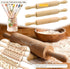 BILLIOTEAM 6 Pack 8 Inch Mini Wood Rolling Pin,Great for Children Kids Girls and Boys,Small Wooden Rollers for Art and Crafting,Baking,Cookie Doug...