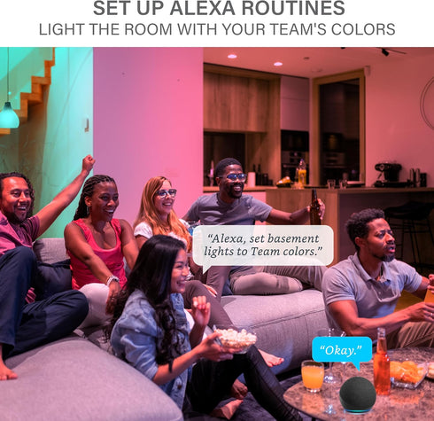 Sengled LED Smart Light Bulb (A19), Matter-Enabled, Multicolor, Works with Alexa, 60W Equivalent, 800LM, Instant Pairing, 2.4 GHz, Wi-Fi, 1-Pack...