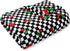 Betsey Johnson - Blanket, Buttery-Soft Throw Blanket for Couch or Bed, Boldly Plush & Oversized Bedding, Halloween Decor (Cherry Checker Red, 50" ...