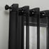 No. 918 Emily Sheer Voile Grommet Curtain Panel, 59" x 63", Black...