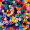 1000PCS 6x9mm Pony Beads Bulk, Neon Pony Beads for Bracelets Making Kit, Kandi Beads, Hair Beads for Braids, Craft Beads for Jewelry Making (Neon ...