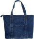 Denim Tote Bag Casual Style Lightweight Classic Retro Travel Shopper Shoulder Handbag...