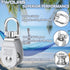 Pulley 304 Stainless Steel Single Pulley Block M20 Small Heavy Duty Swivel Bearing Pulley System for Rigging, Lifting, Cargo Transportation,Gym Eq...