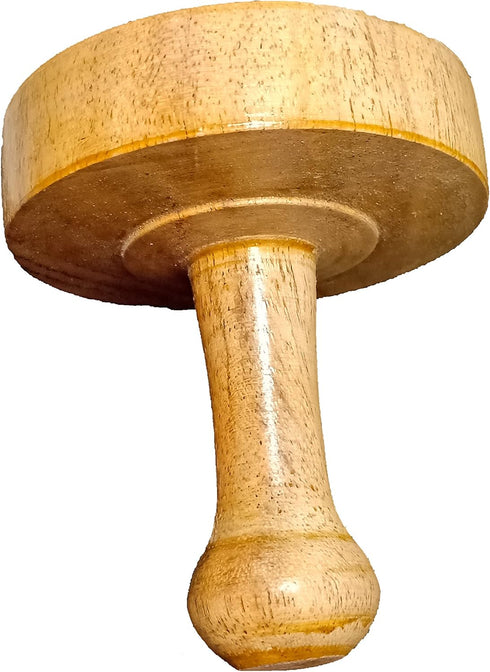 Wooden Potato Masher Wooden Food Masher Vegetable Smasher Roti Chapati Presser Roti Bhakri Or Khakara on Tava Presser Crusher...