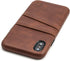 Dockem Wallet Case for iPhone X/XS: Built-in Metal Plate for Magnetic Mounting & 2 Credit Card Holders, (5.8" Exec M2, Synthetic Leather, Brown)...