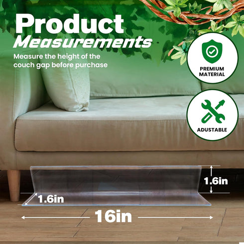 Blocker Under Furniture for Pet Toys Sustainable 6PCs - Under Bed Blocker for Toys, Bottom Guard Couch Dog Cats, Sofa Stopper to Prevent Items Goi...
