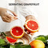 Hiware 4-piece Grapefruit Spoons and Grapefruit Knife, 18/8 Stainless Steel...