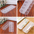 6 Pieces Nail Art Tool Jewelry Storage Box, 12 Compartments Plastic Rhinestone Organizer Container Case, Display Containers...