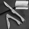 Folding Scalpel Knife with 10pcs #24 Replaceable Blades, Small Pocket Knife for Men with Bottle Opener, EDC Utility knife, Slim Razor Knife, Surgi...