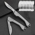 Folding Scalpel Knife with 10pcs #24 Replaceable Blades, Small Pocket Knife for Men with Bottle Opener, EDC Utility knife, Slim Razor Knife, Surgi...