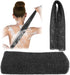 African Bath Sponge Long Net Exfoliating Shower Body Scrubber Flat Back Scrubber Foot Scalp Scrub Dead Skin Removal Skin Smoother for Men Women (B...