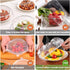 130Pcs Reusable Elastic Food Bowl Storage Covers, Sublaga Bowl Covers, Variety of 5 Translucent Stretchable Sizes and Colorful Dish Plate Covers, ...