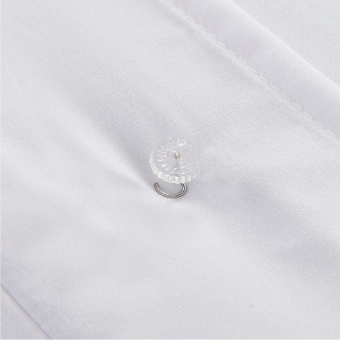 FRESH IDEAS Dust Ruffle, Spiral Push Pins to Keep Skirt in Place Bedding Accessories, Set of 12, White...