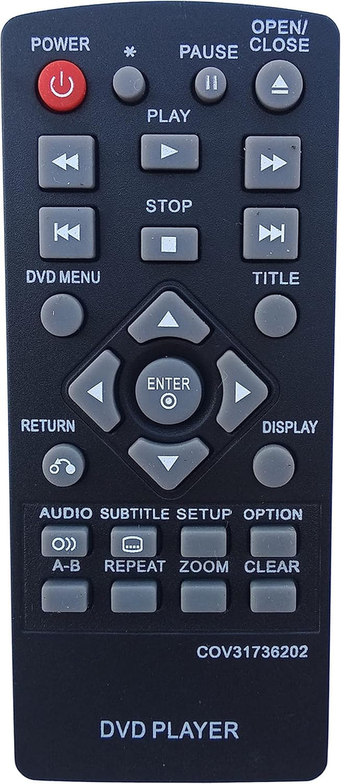 Universal Remote Compatible for LG COV31736202 DP132 DP132H DVD Player Remote Control...