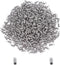 PH PandaHall 1000pcs Stainless Steel Coil Cord Ends 2.5mm Inner Diameter Mini Tube Cord Cap Tip Leather Cord Ends Caps 10mm Long Necklace Spring F...