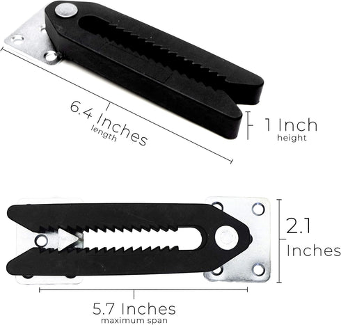 Steel Non-Slip Sectional Connectors for Sliding Sofas, Adjustable Clips to Keep Sectional Couch Together, Prevent Floor Scratches and Keep Section...