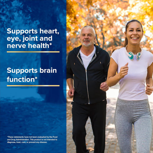 ORZAX Omega 3 Fish Oil 1200 mg - EPA DHA Omega 3 Supplement - Heart, Eye, Joint, and Nerve & Brain Supplement - Lemon Flavored - 120 Softgels Caps...