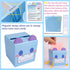 Pop-up Notes Dispenser, 3x3 in, Magnetic Design, Cute Hippo, Large Capacity (Patent Registering)...