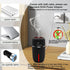Mini USB Car Humidifier, 200ml Ultrasonic Cool Mist Humidifier with 7 Colors Light Changing, Adjustable Mist Mode,Auto Shut-Off, Super Quiet Opera...