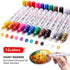 Paint Pens Paint Markers on Almost Anything Never Fade Quick Dry and Permanent, Oil-Based Waterproof Paint Marker Pen Set for Rocks Painting, Wood...