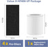 H-HF400-VP Replacement Filter Kit Compatible with Hunt-er H-HF400-VP H-PF400 with True HEPA Pre-Filter for HP400 Air Purifier Series,1 True HEPA F...