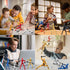 4Pack Assembled Titan T13 Action Figures Set - Lucky Dummy Nova 13 Action Figure Robot Anime Stick Figures Fidget Toys for Boys Multi Movable Join...