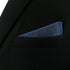 S&W SHLAX&WING Silk Ties for Men Neckties Modern Navy Solid Matching Pocket Square...