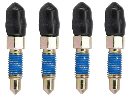 4 PCS Speed Bleeder, Bleeder Valve, Brake Bleeder Screws, Quick Bleeders with Dust Caps, M7x1.0-34.5mm, H9411-4, 105400, 639570...