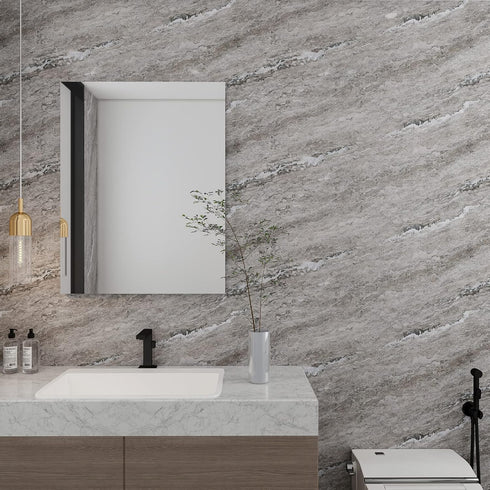 Marble Countertop Contact Paper 17.7x100 Inch Marble Wallpaper Peel and Stick Countertops for Kitchen Waterproof Removable Counter Top Stick Paper...